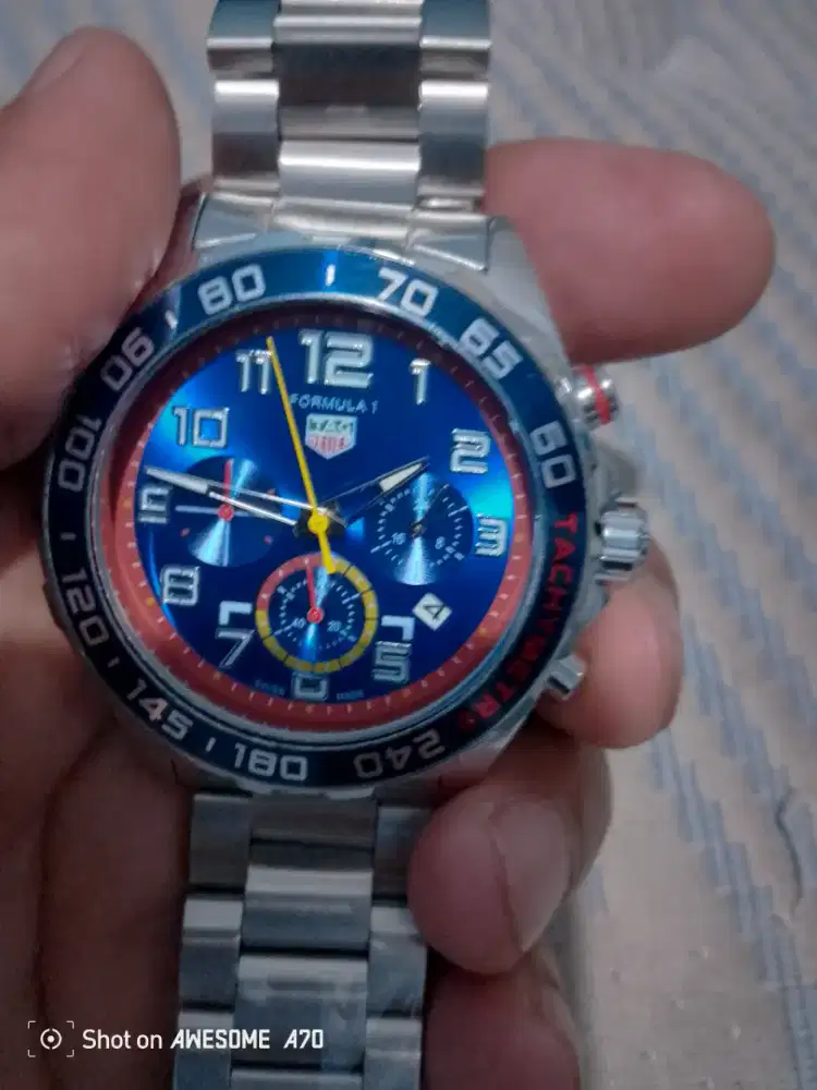 Jam tangan Rantai biru F1