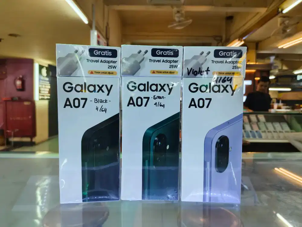 PROMO SAMSUNG GALAXY A07 4/64, 4/128, 6/128 NEW GARANSI RESMI