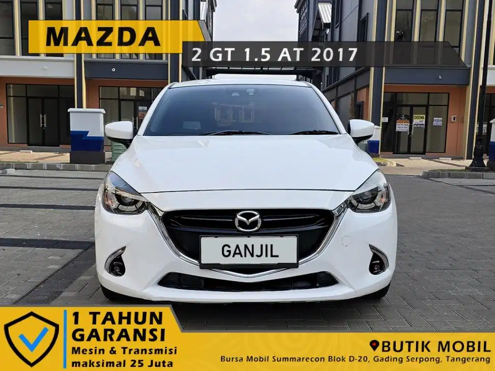 2 GT AT 2017 Putih. Pajak 1 tahun