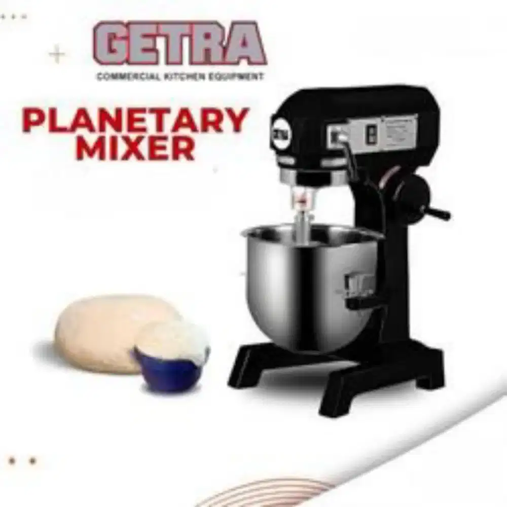 Getra Planetary Mixer BH20C Mesin Pengaduk Adonan Kue & Roti