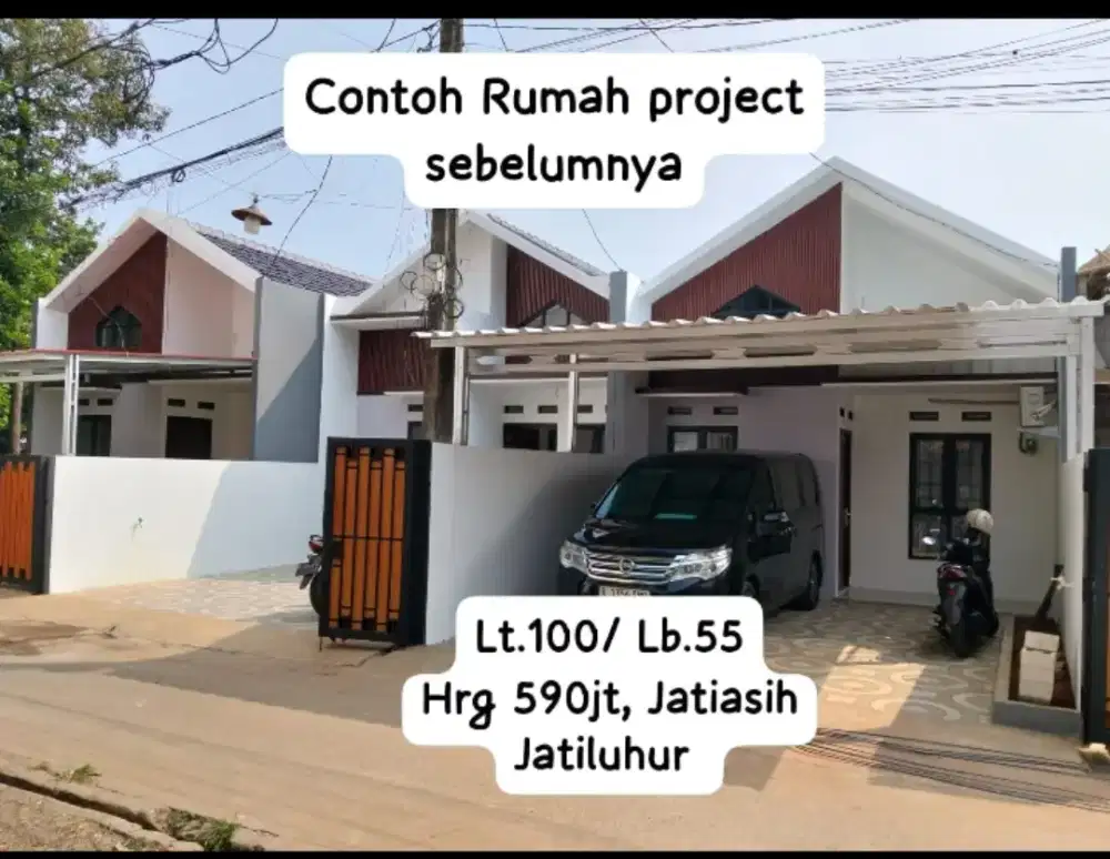 Rumah 101mt Jatiwarna Jatiluhur jln 2mobil