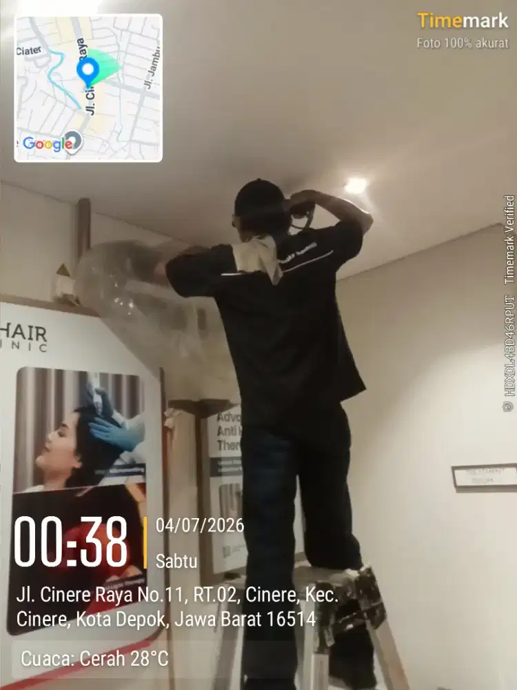 SERVICE AC BONGKAR PASANG AC SERVICE MESIN CUCI ISI FREON AC DLL