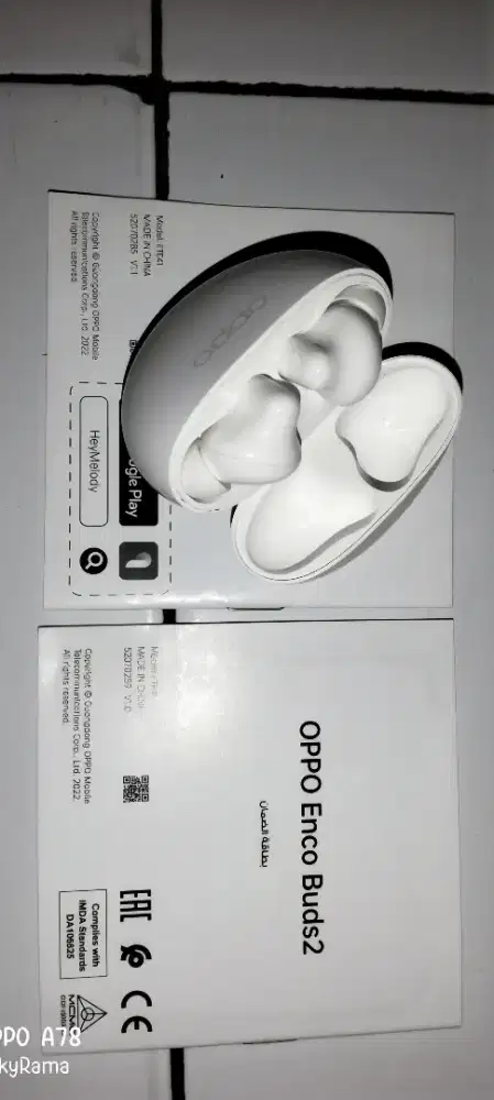 Earphone Bluetooth Oppo enco buds 2