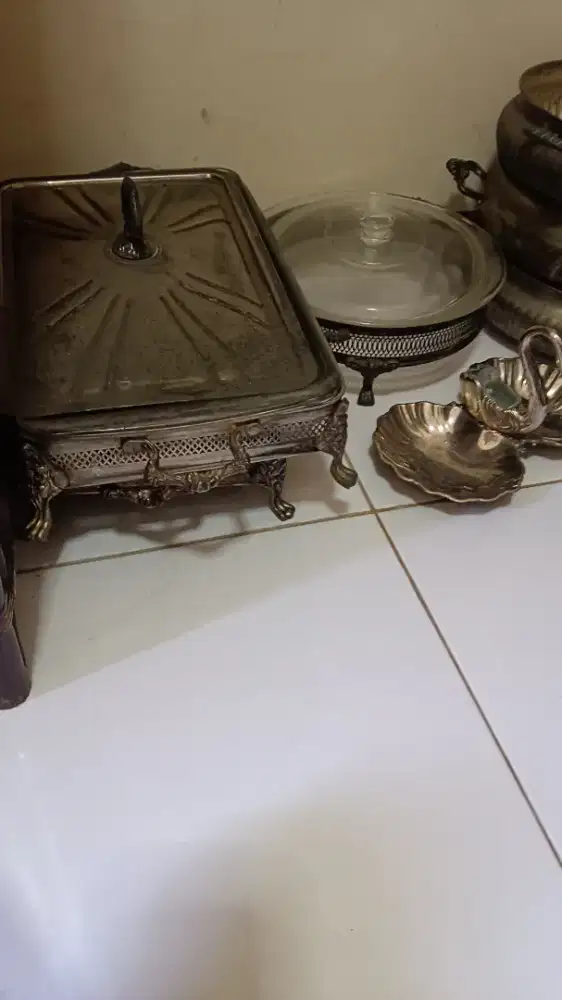 Alat peresmanan anti/vintage silver plate