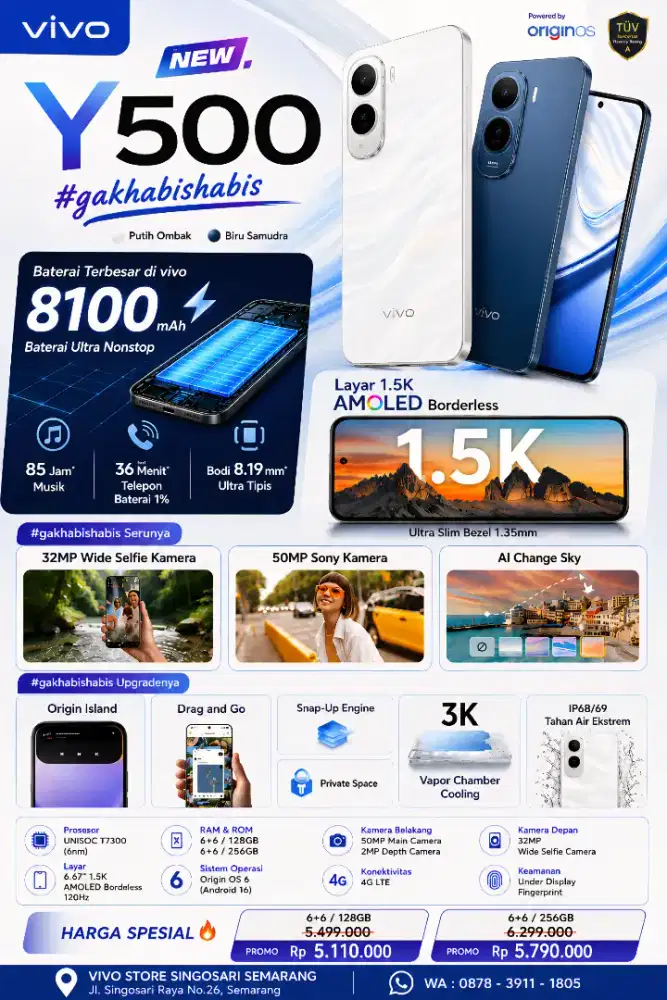 NEW VIVO Y500 SERIES. BIG DEAL PROMO NEW LAUNCHING
