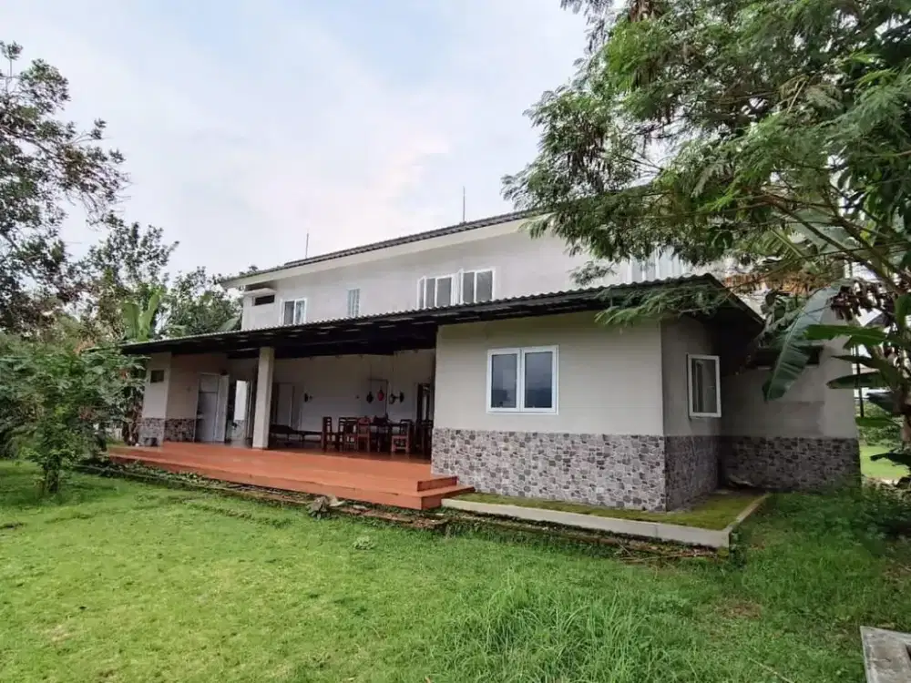 dijual rumah 2 lantai konsep villa di ungaran semarang luas tanah 5390m2