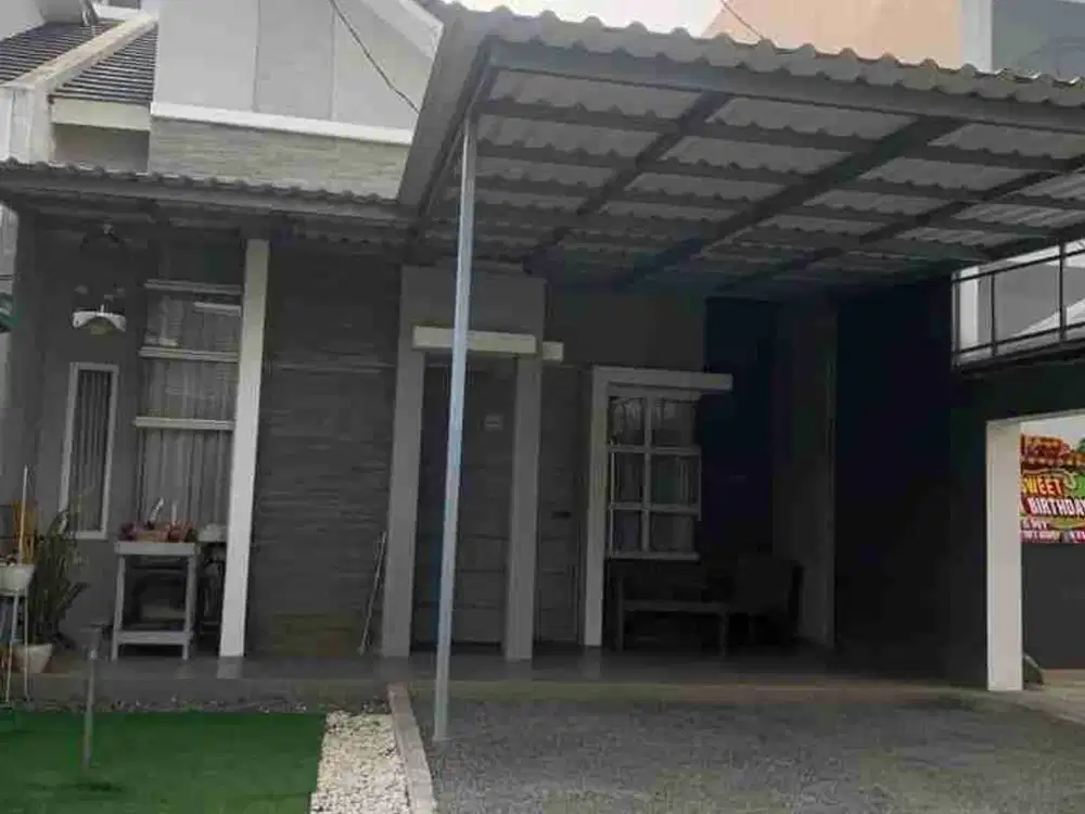 Jual Rumah Semi Furnish Serpong Garden 1 Cluster Green Valley Dekat Stasiun Cisauk Serpong