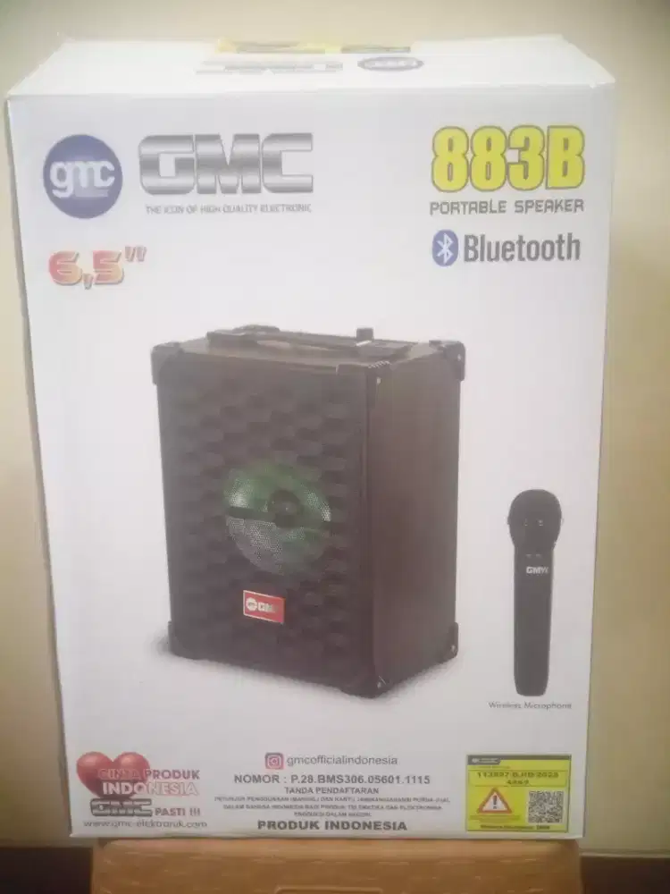 Audio new sound GMC 833B speaker portabel bluetooth karaoke GMC 883B