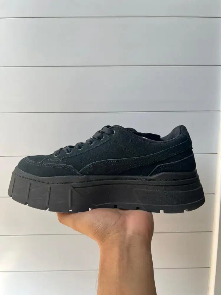 Puma Mayze Stack Suede Full Black