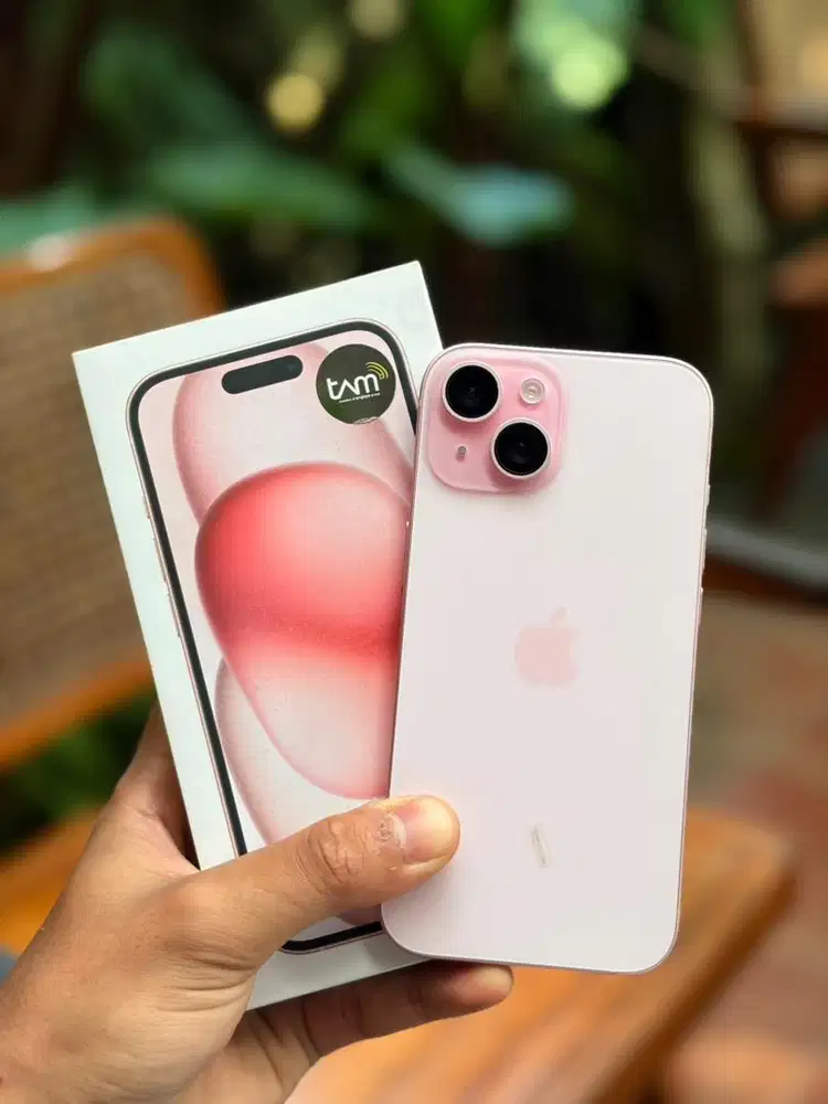 iPhone 15 128GB Ex iBox Pink BH 86% Fullset Original