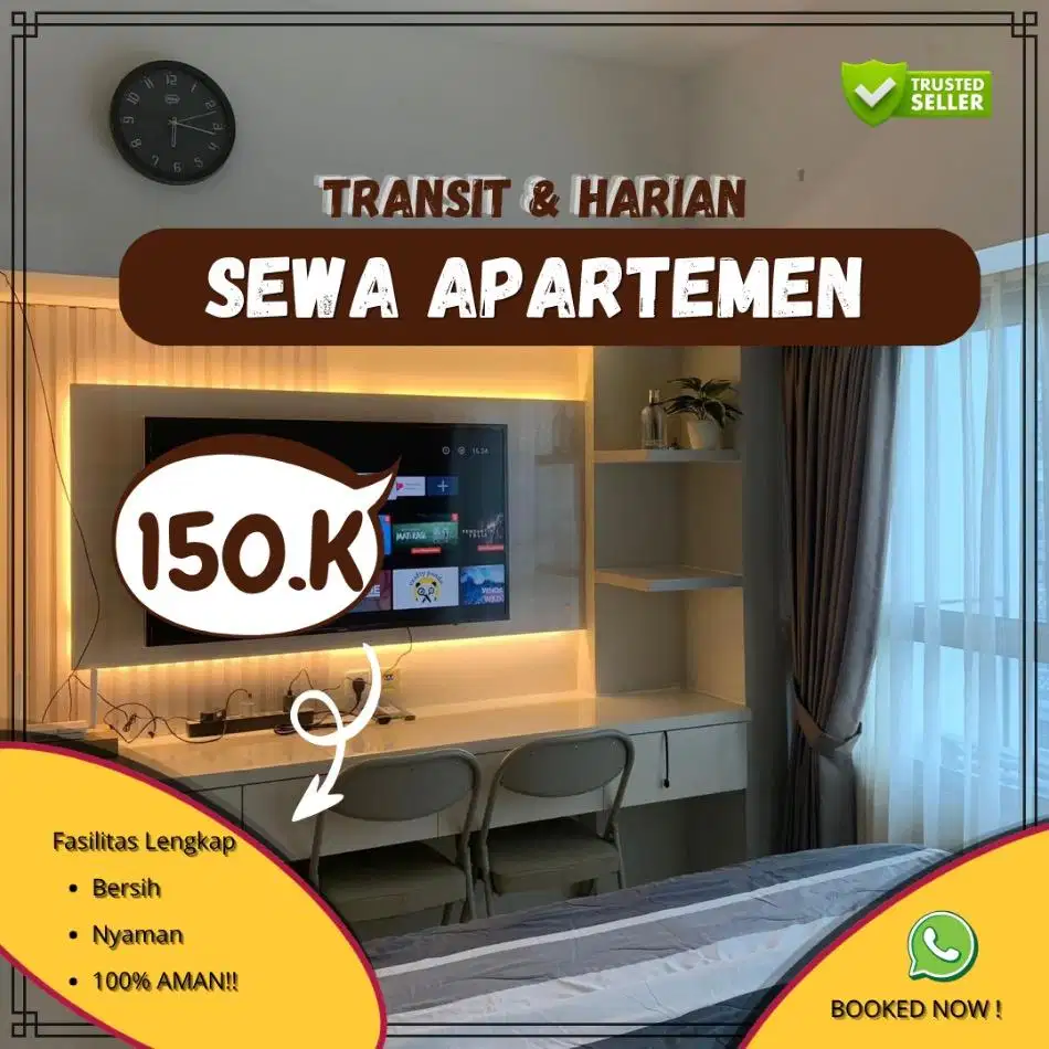 Sewa Apartemen Transpark Juanda Bekasi Timur Harian/Transit Termurah