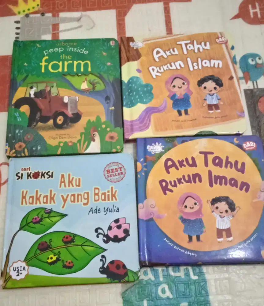 Boardbook anak 4pcs
