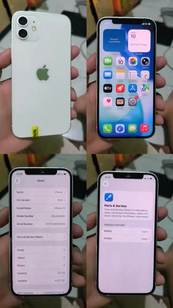 iPhone 12 64GB inter white