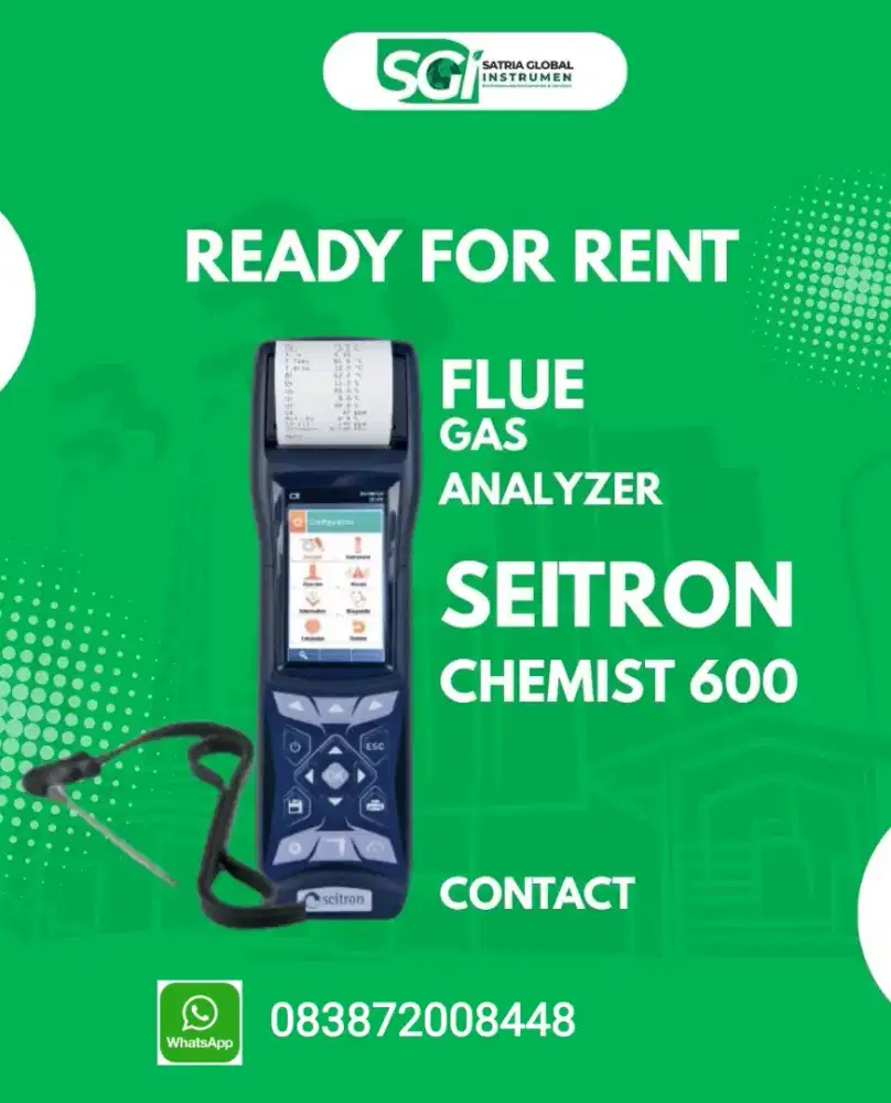 Alat Ukur Flue Gas Analyzer