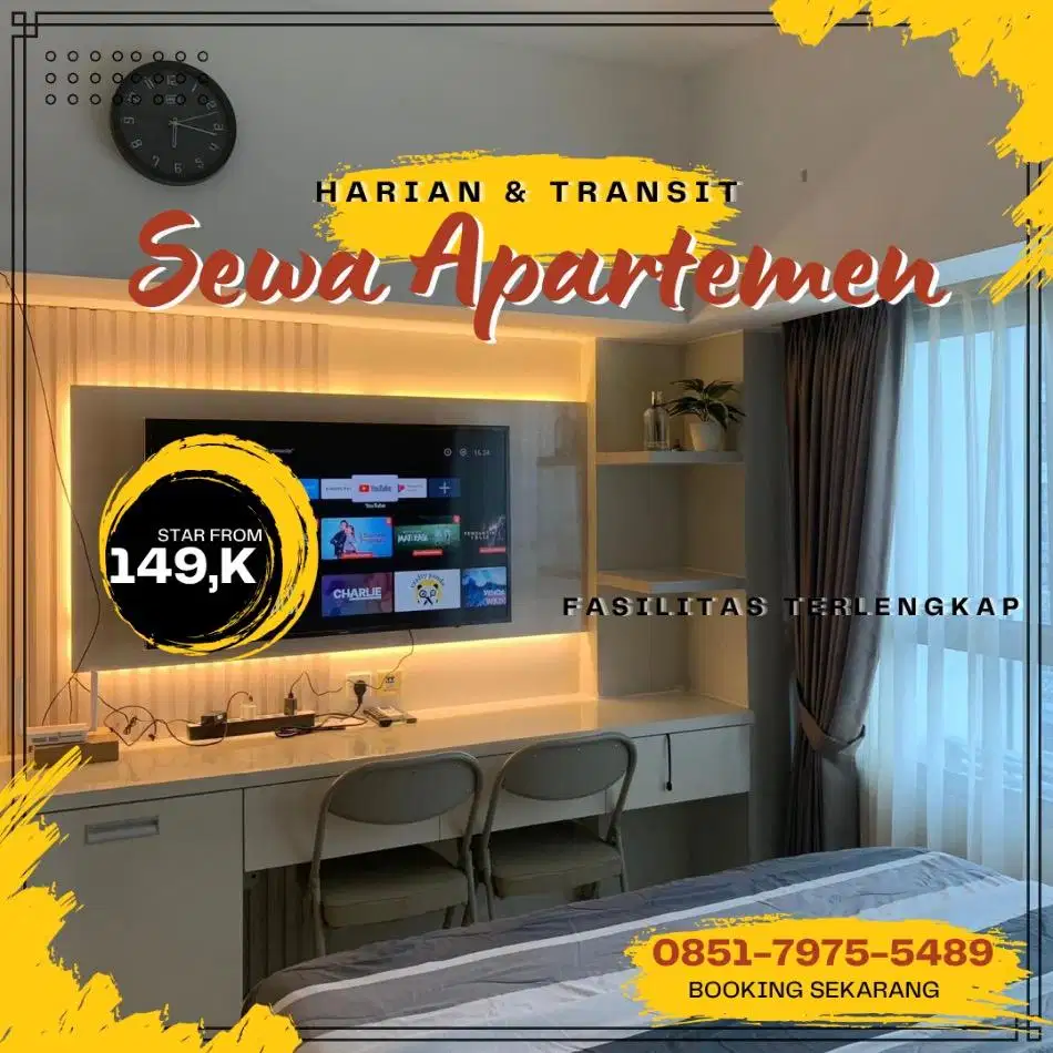 Sewa Apartemen Transit/Harian Transpark Juanda Bekasi Timur Termurah