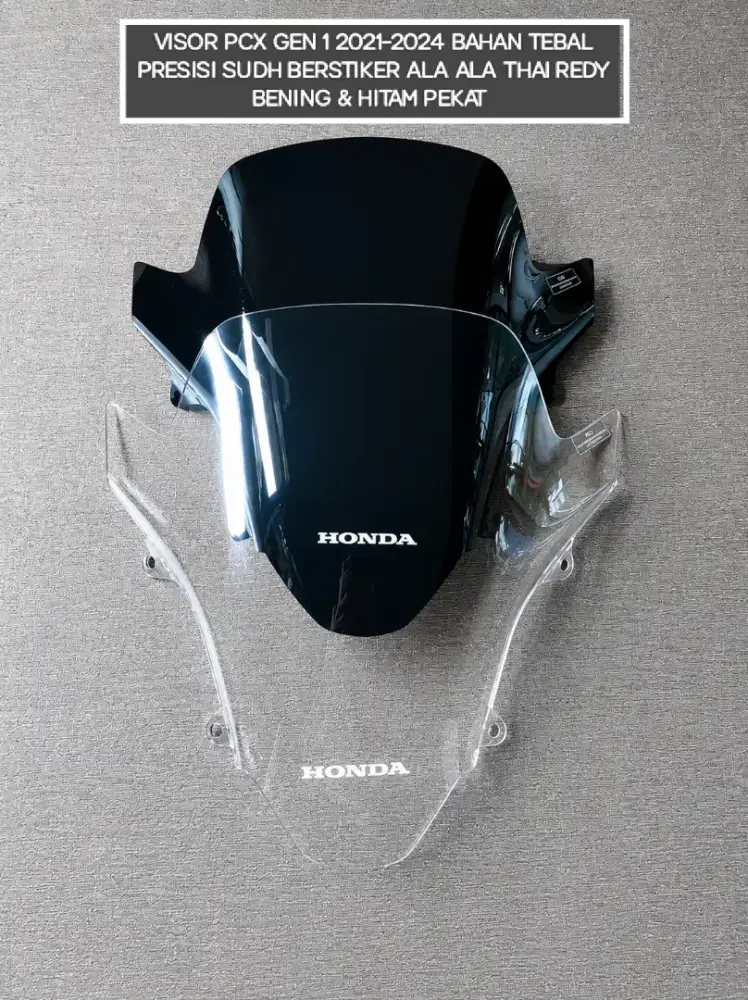 Visor bening / clear pcx gen 1 2021 - 2024