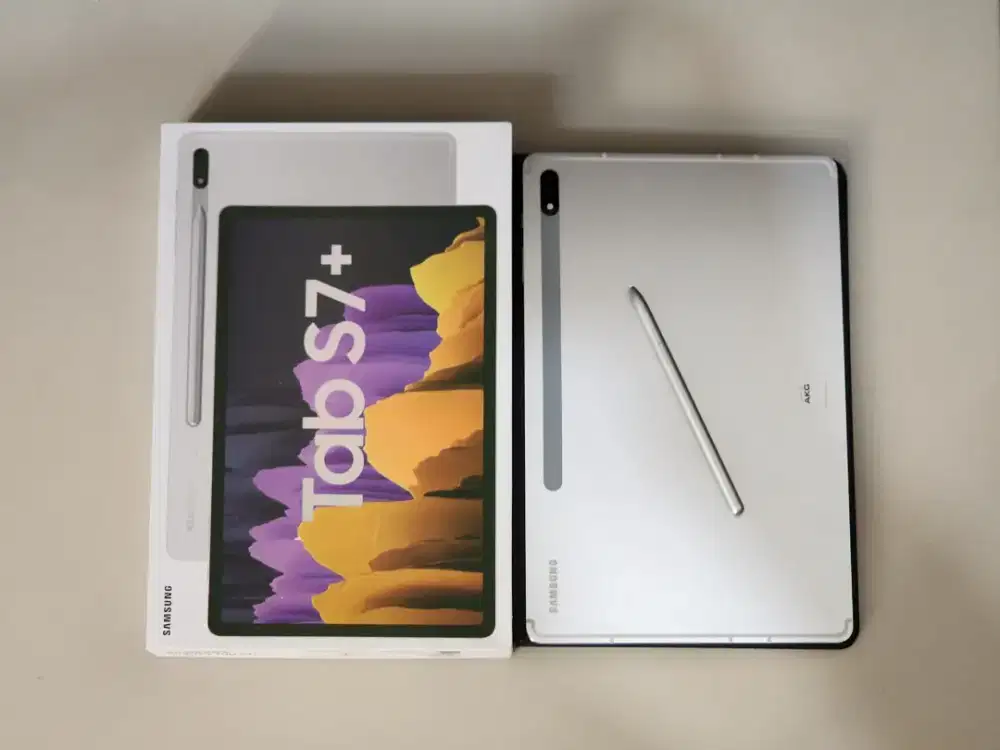 Samsung Tab S7+ 8/256GB Sein, Fungsi Normal, Fullset Ori, Minus LCD