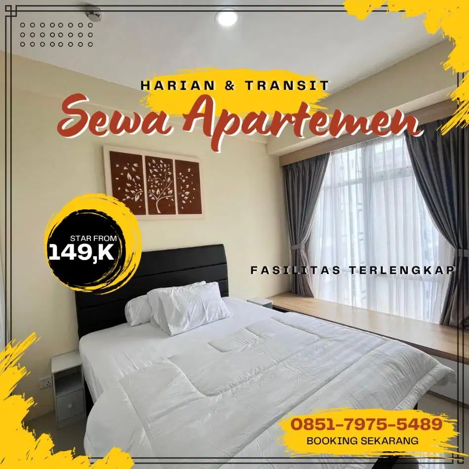 Sewa Apartement Bekasi utara Patraland Urbano Harian/Transit Termurah