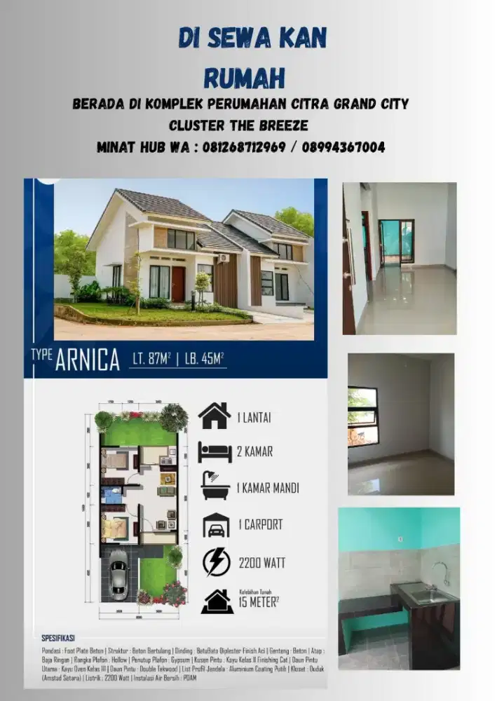Di Sewa kan Rumah