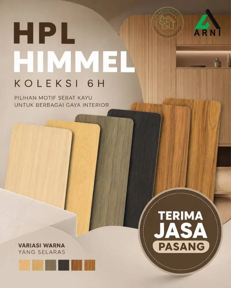 HPL Himmel Kode 6H/Tebal 0,8mm/Anti Rayap