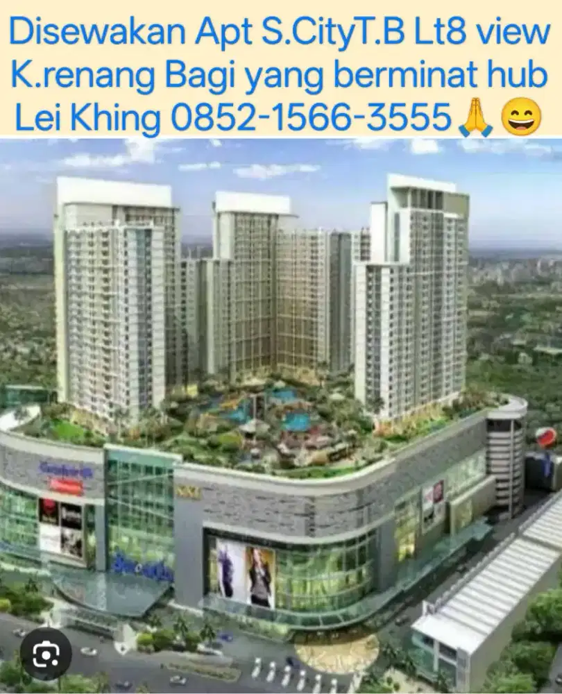 Sewa Apartement Season City Tower B Lantai 8 Full Furnished