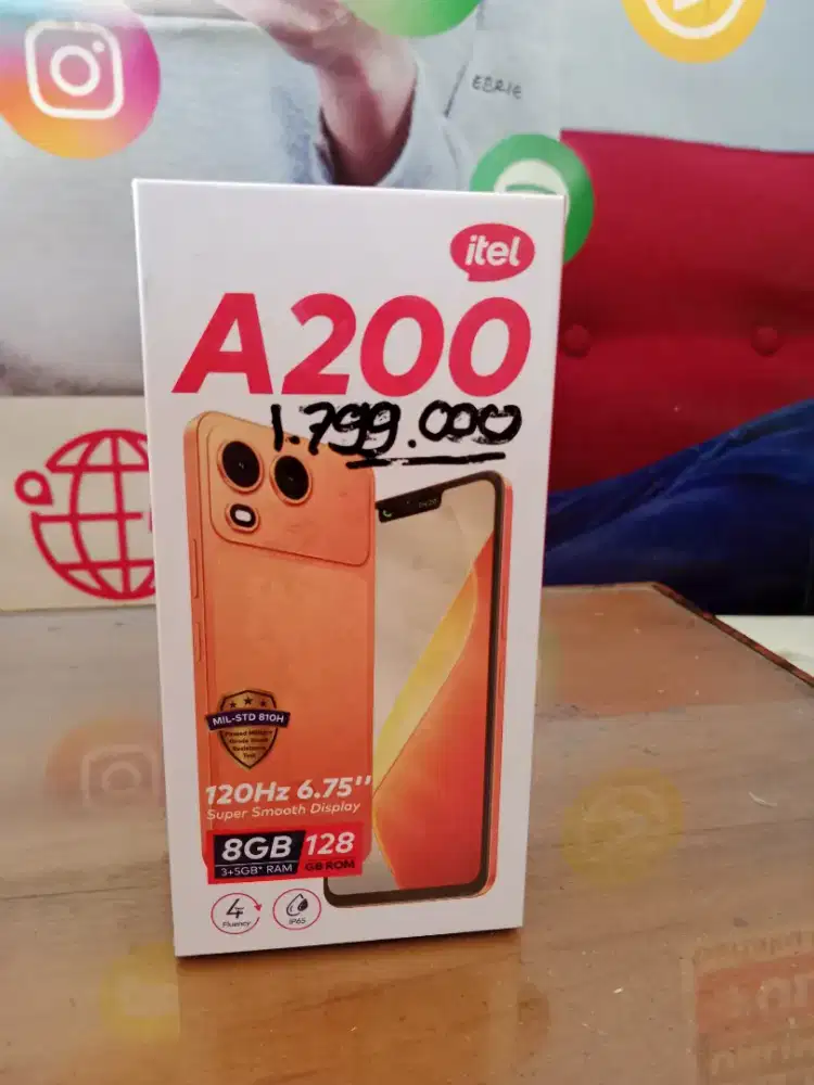 ITEL A200 3+4/128gb PROMO HP CUCI GUDANG