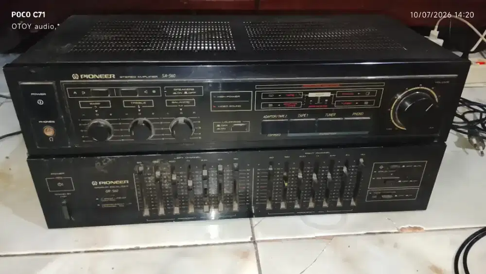 Amplifier & equalizer Pioneer
