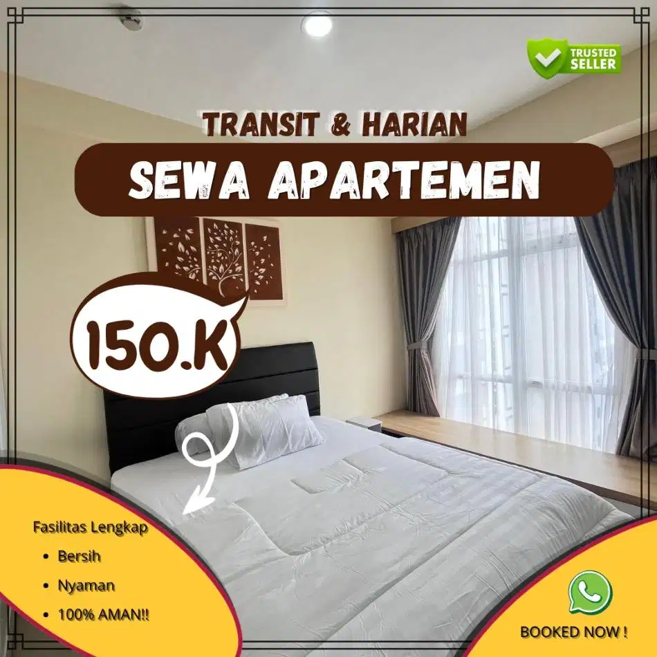Disewakan Apartemen Patraland Urbano Bekasi Timur Harian/Transit