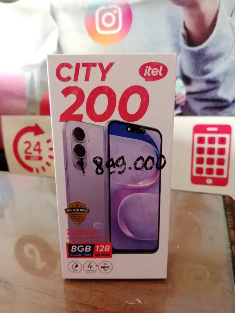 ITEL CITY 200 4+5/128GB PROMO HP MURAH