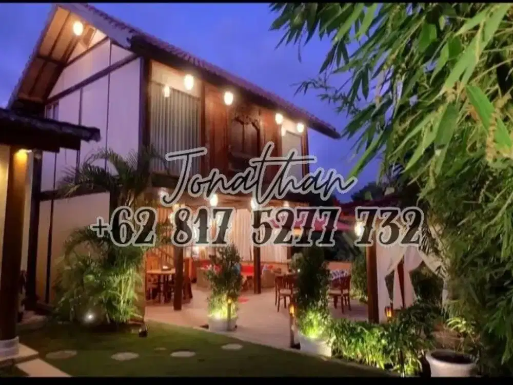 VILLA CHARMING 4 KAMAR FULL FURNISHED DEKAT PANTAI NYANYI TANAH LOT TABANAN