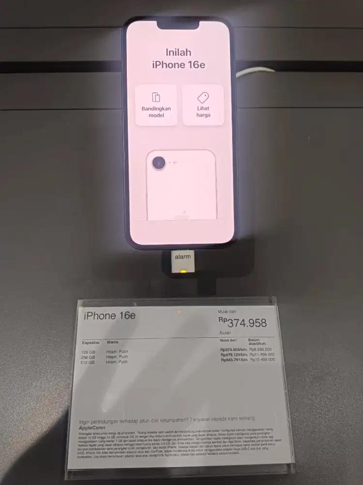 KREDIT IPHONE 16e 512 GB PROMO BUNGA 0% , DP 0 DAN FREE ADMIN