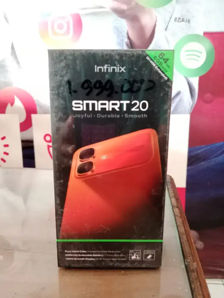 INFINIX SMART 20 4+4/64GB PROMO HP MURAH