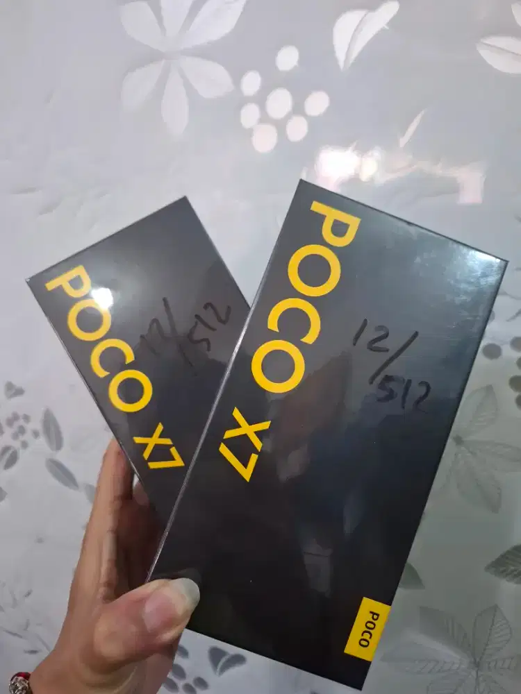 Poco x7 ram 12/512baru segel