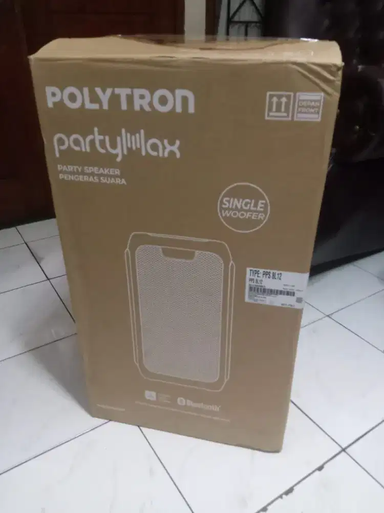 Dijual Pengeras Suara SoundSystem Portable Party Speaker Polytron Baru