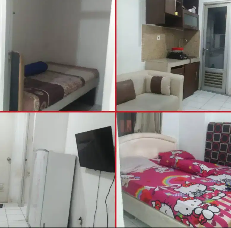 Di Jual Apartment Gading Nias 2BR SHM Lt 17 Tower Chrysant Semi Furnis