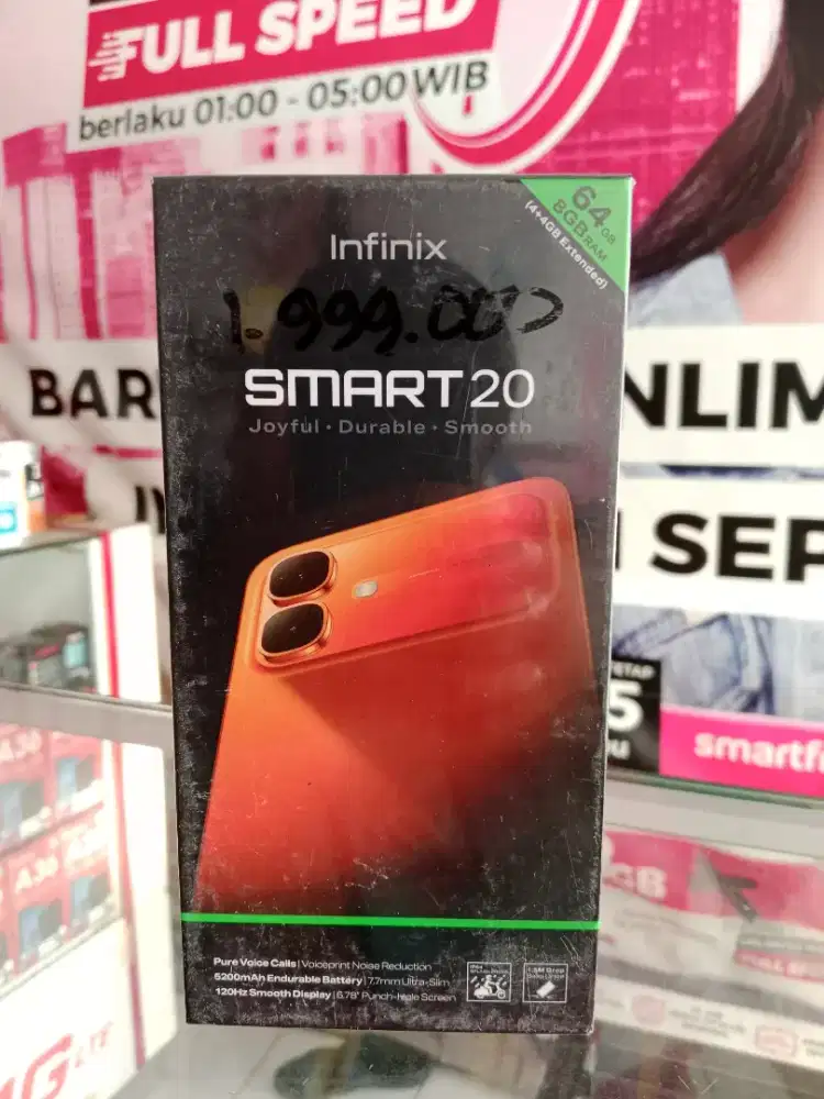 INFINIX SMART 20 4+4/64GB PROMO HP CUCI GUDANG