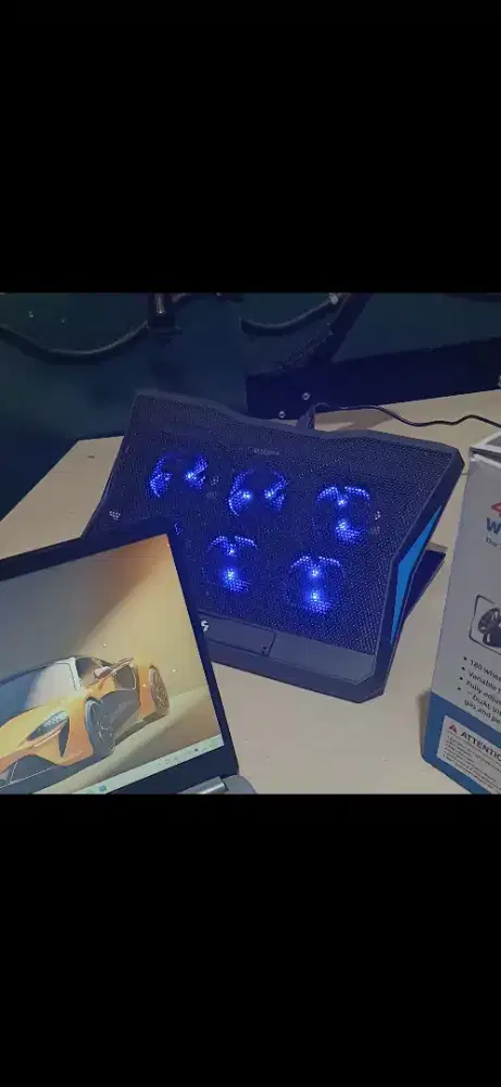 Fan cooler laptop, cooling laptop