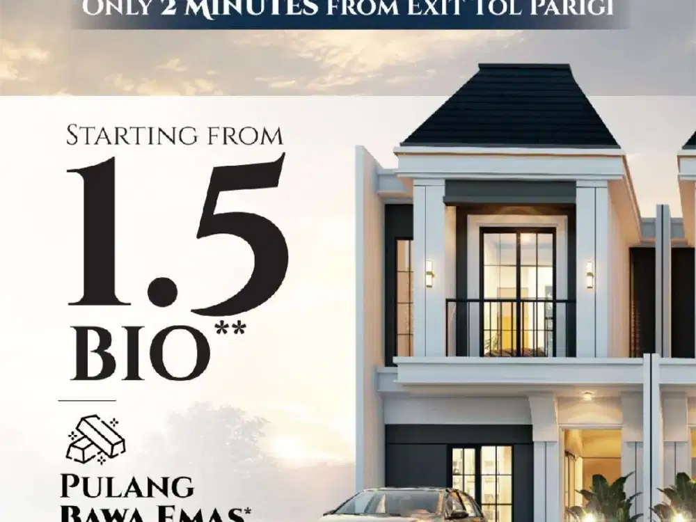 Tipe MADISON Vazza Living Graha Raya Bintaro Rumah Dekat Pintu Tol