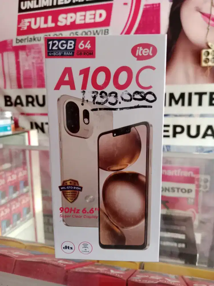 ITEL A100 4+8/64GB PROMO HP MURAH