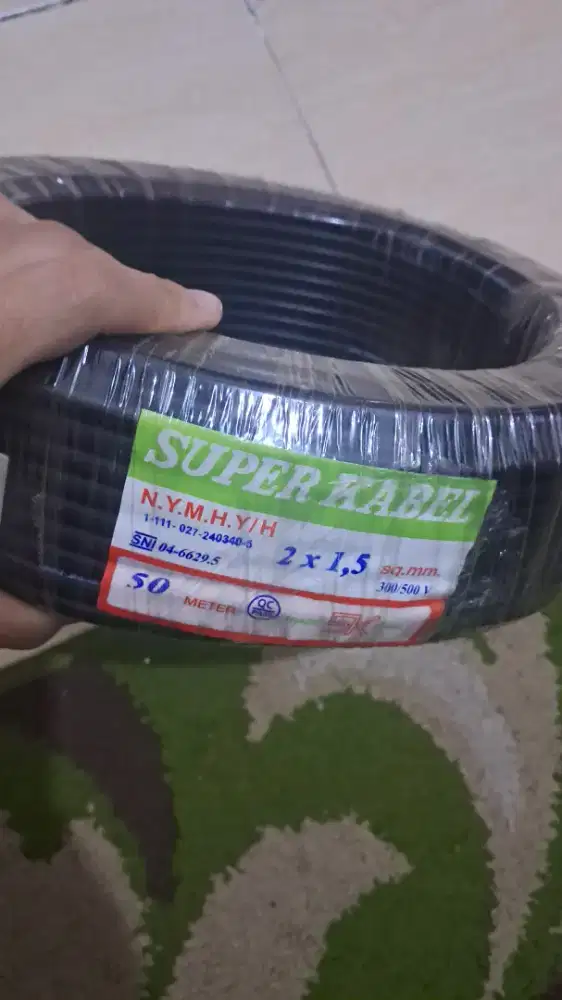 Super kabel 50M 2x1.5 serabut