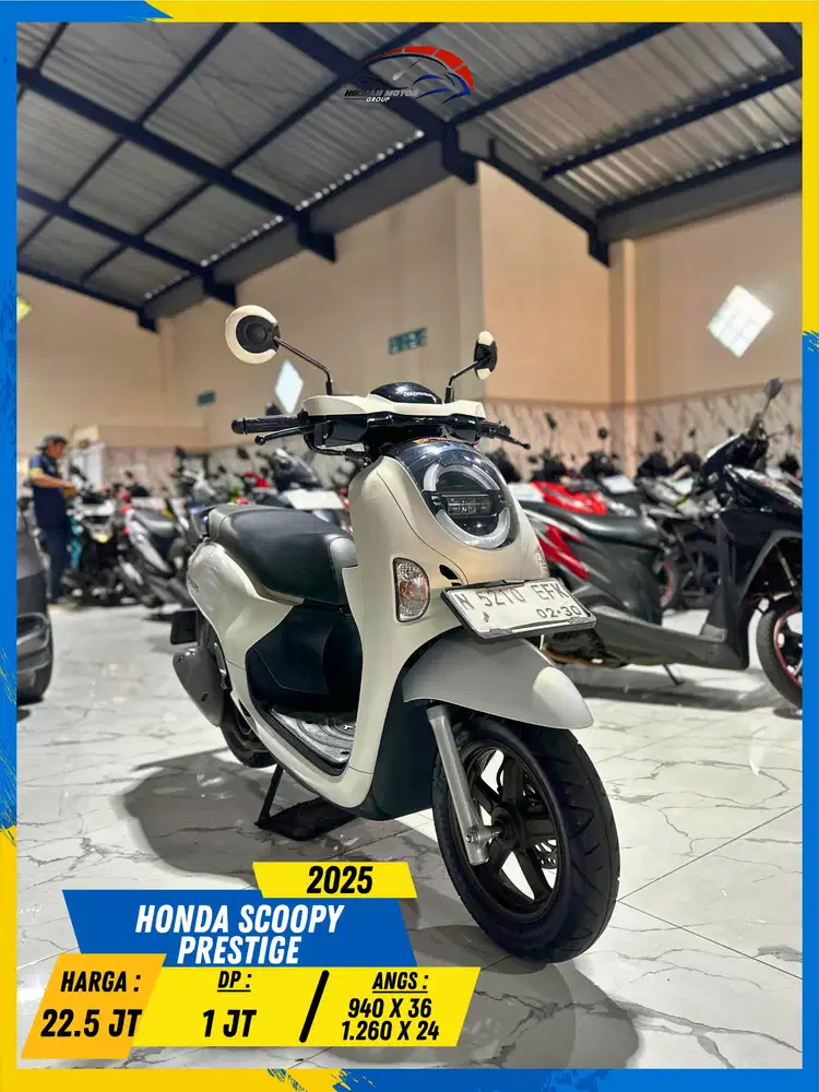 HONDA SCOOPY PRESTIGE 2025 LIKE NEW MASZEHH HIKMAH MOTOR KEPUH
