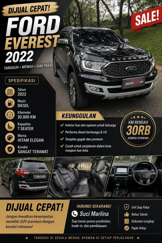 Ford Everest Titanium NIK 2022