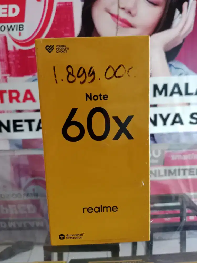 REALME NOTE 60X 4+4/64 PROMO HP CUCI GUDANG MURAH