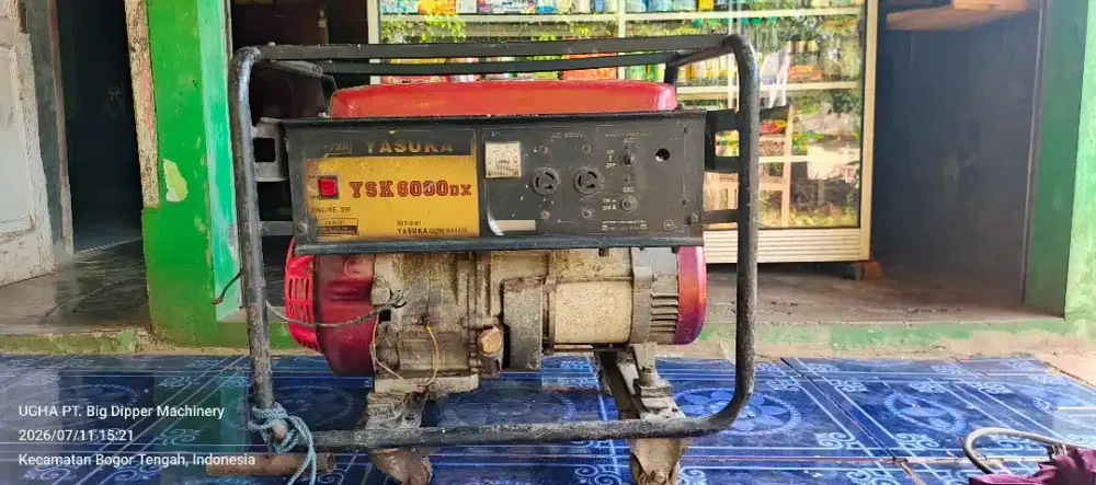 Ganset AC-DC 6000 watt 6,5 Kw