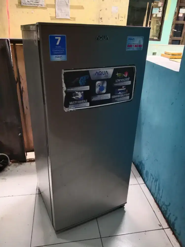 KULKAS AQUA 1 PINTU MULUS ORI