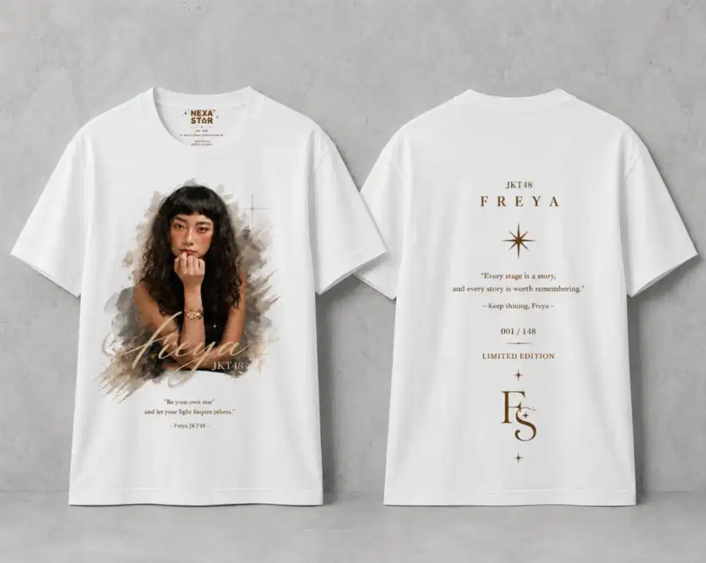 Kaos JKT48 Freya Golden Aura Tee