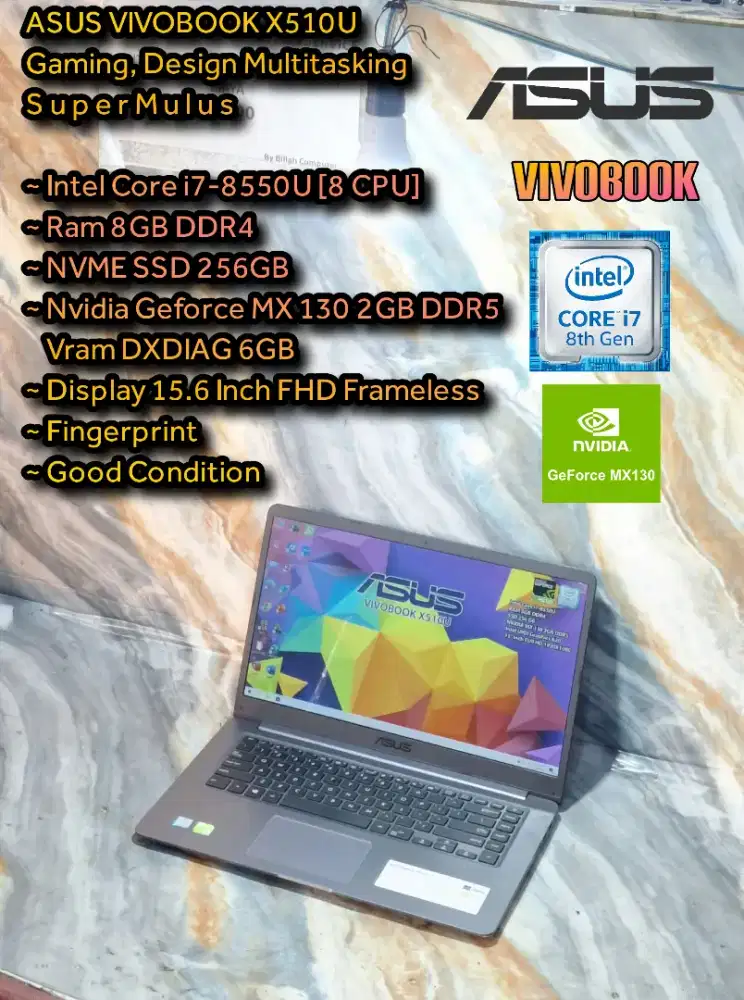 LAPTOP ASUS VIVOBOOK INTEL CORE i7 DUAL VGA LAPTOP DESIGN LAPTOP EDIT