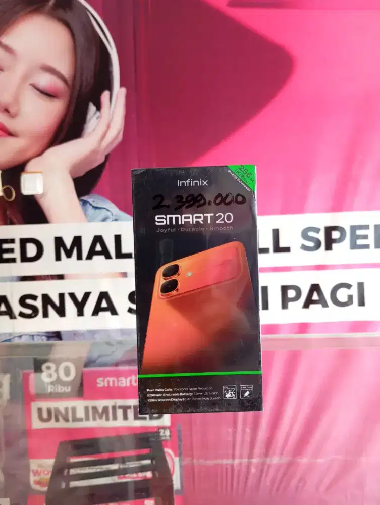 HP INFINIX SMART 20 256GB PROMO CUCI GUDANG