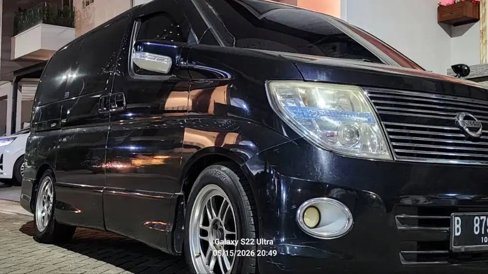 ELGRAND 2008 WARNA HITAM SIAP PAKAI