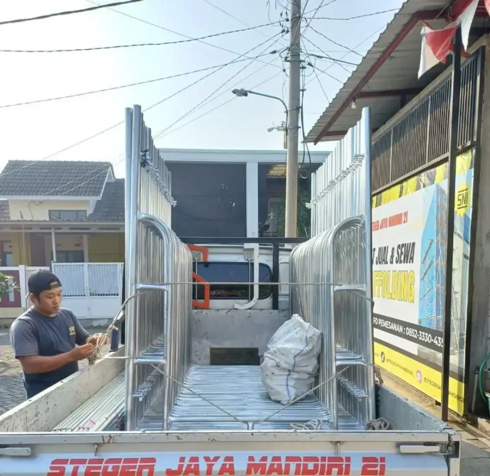 JUAL SCAFFOLDING SNI PEMBAYARAN BISA COD TINGGI 170 TEBAL PIPA 1,8MM